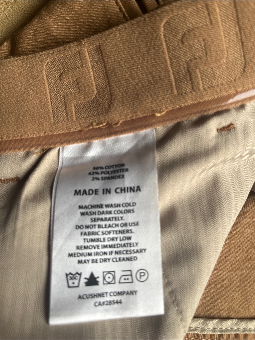 Footjoy Golf Pant - Picture 3 of 3